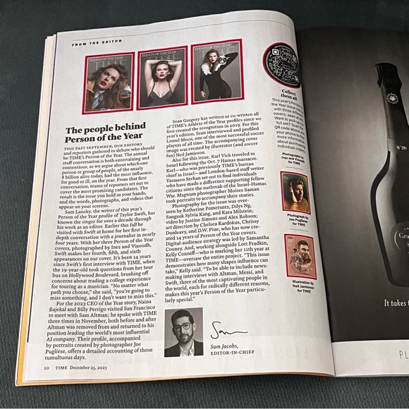 Taylor Swift Sexy Model Pose Swifties Time 2023 Person of the Year ~ NEW - Picture 4 of 5